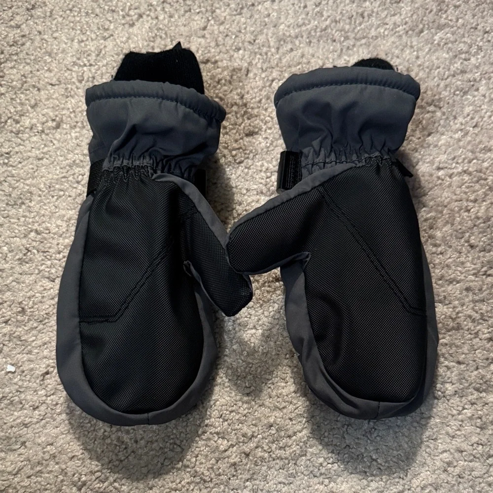Gray Winter Mittens